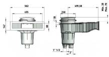 Superskimmer 17,5l 495x80mm